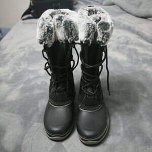 Khombu Women's Ellie Boot, Size 7, Black